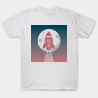 Scheduled Rocket Launch I Science T-Shirt